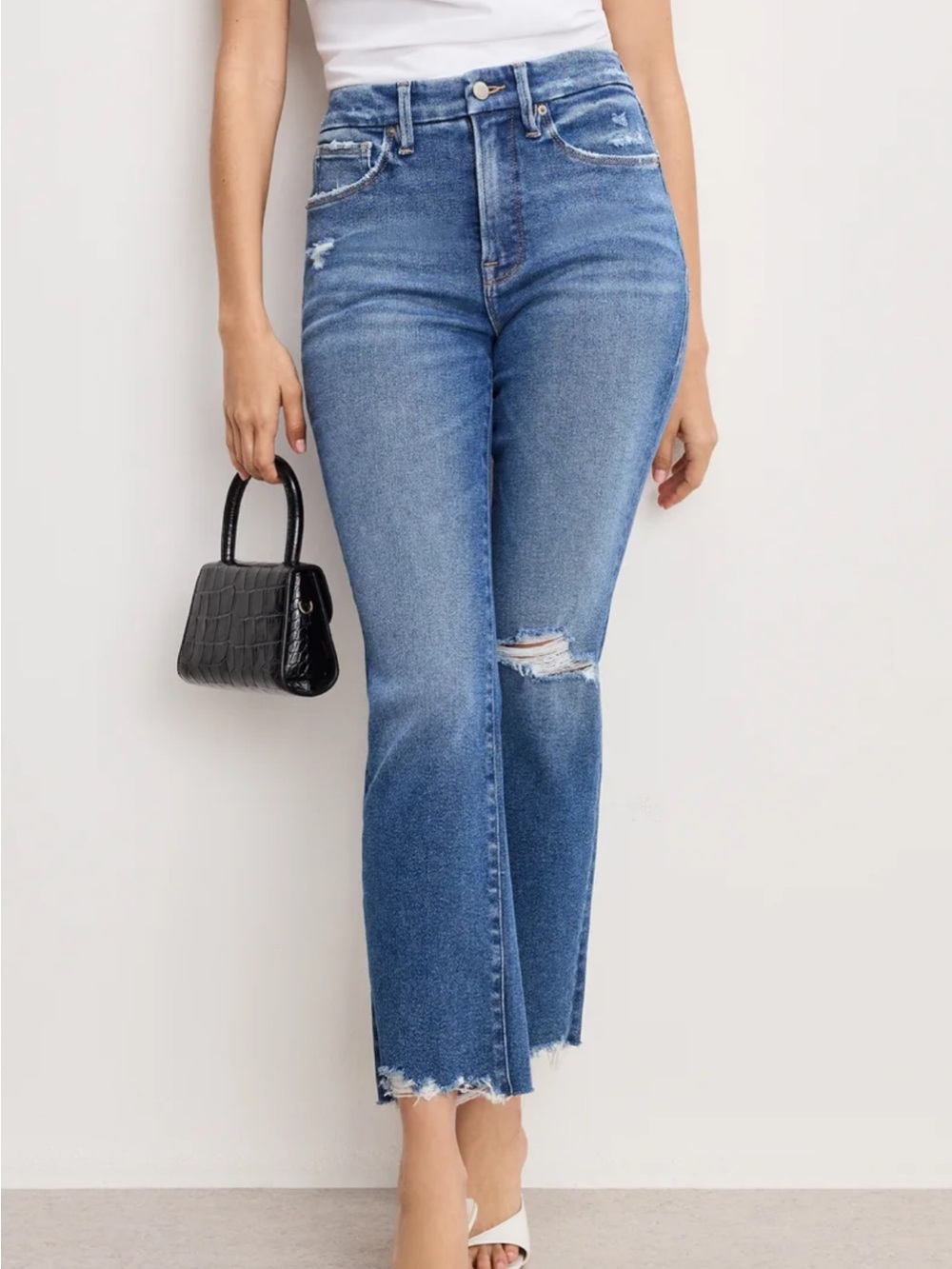 Good American Good Legs Straight jeans NWT 8